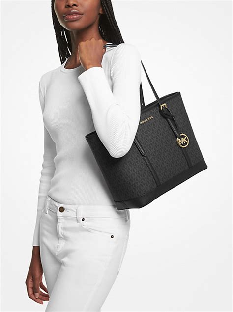 michael kors jet set top-zip tote|michael kors carryall.